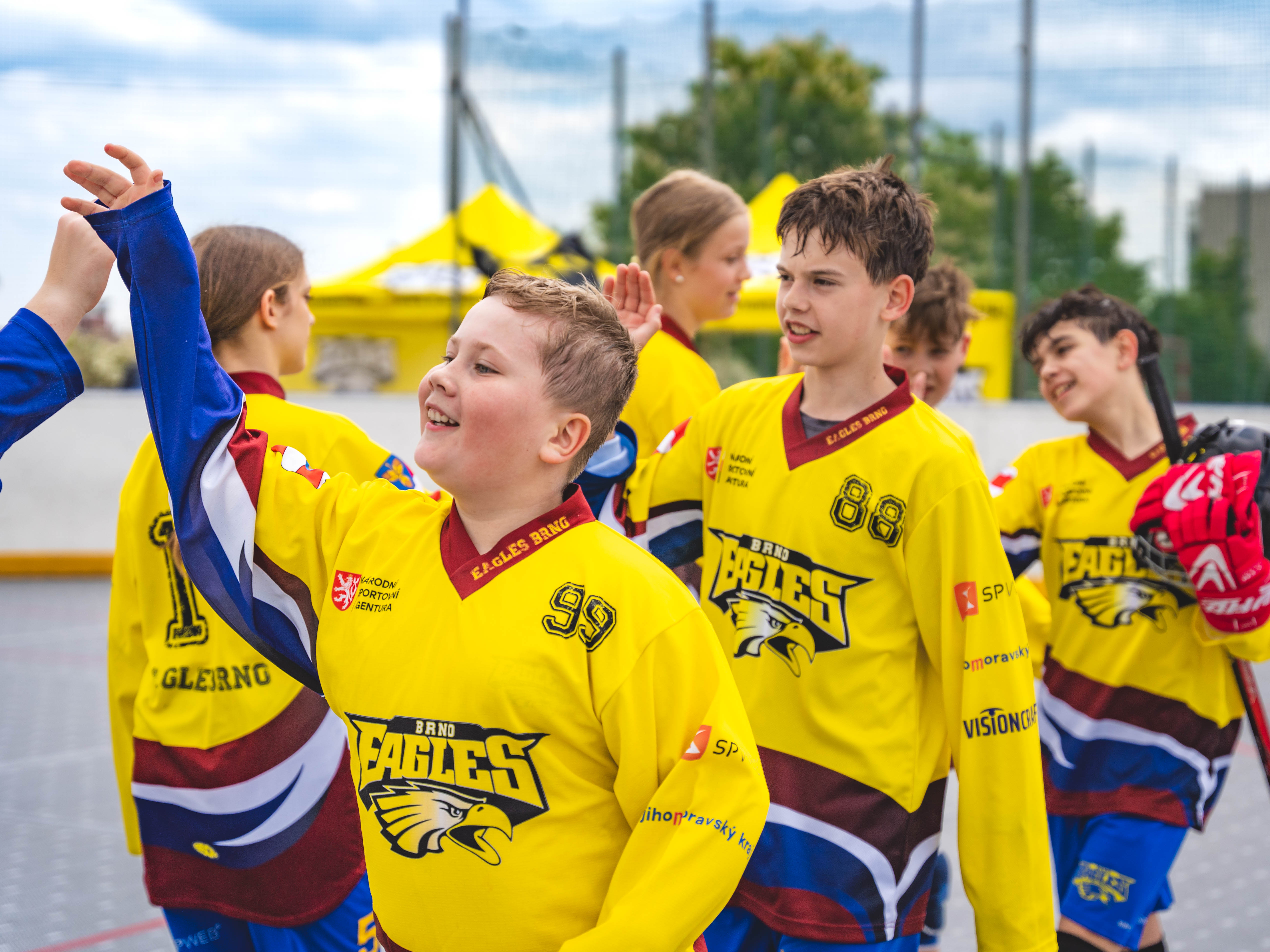 Eagles Brno – radost žáků