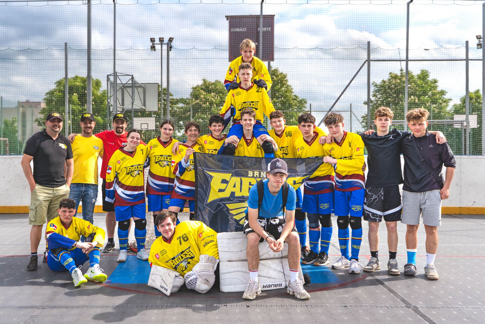 Tým Eagles Brno na hřišti