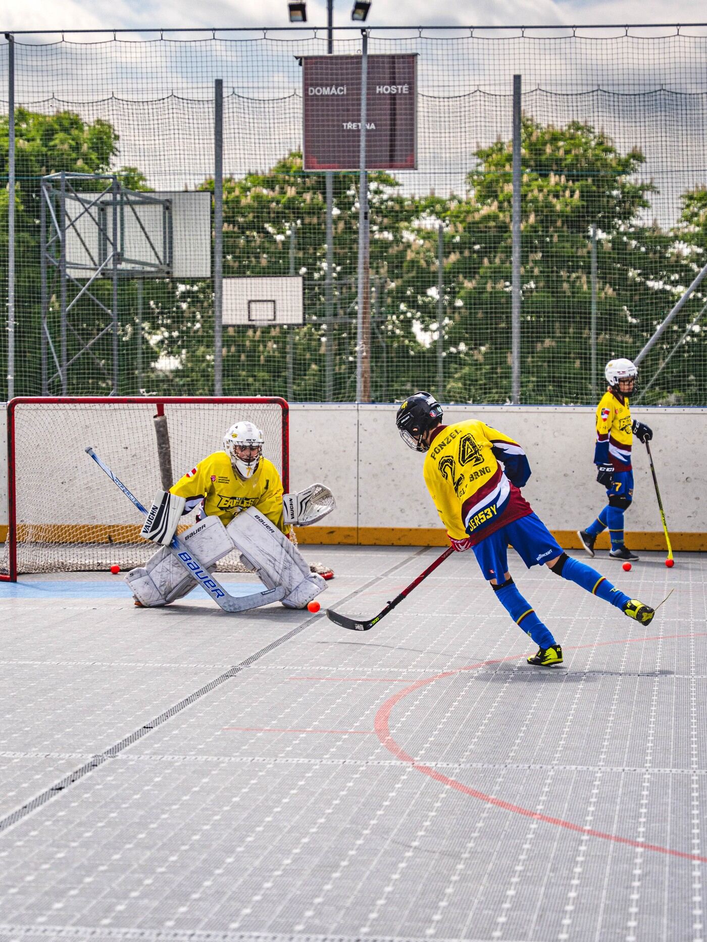 Hokejbal Eagles akce
